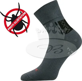 Pánské termo ponožky Boma VoXX Optifan - ponožky protiklíšťové tmavě šedá Velikost 26-28 (39-42)