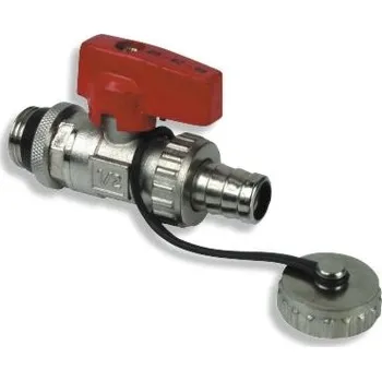 Ventil Novaservis kulový kohout vypouštěcí niklovaný JY136/20