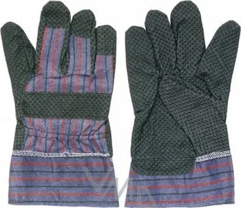 Pracovní rukavice Spokar pracovní rukavice s PVC terčíky