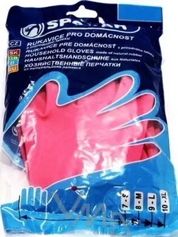 Čisticí rukavice SPOKAR gumové rukavice L