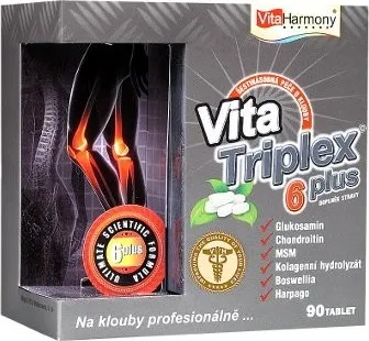 Kloubní výživa VitaHarmony VitaTriplex 6 plus 90 tbl.