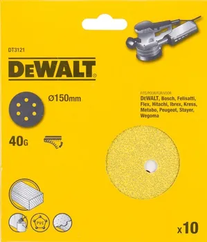 Brusný papír DeWALT brusný kotouč 150 mm K120-10 ks