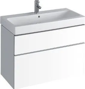Koupelnový nábytek KERAMAG Icon skříňka pod umyvadlo, závěsná 89 x 62 x 47,7 cm bílá lesklá 840390