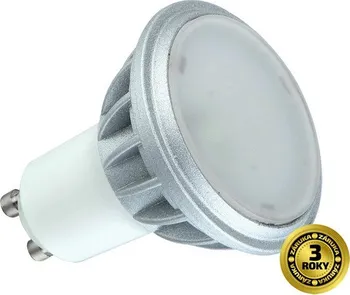 Žárovka Solight LED žárovka, bodová , 7W, GU10, 4000K, 500lm, stříbrná
