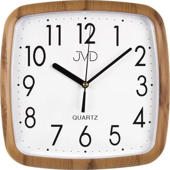 Hodiny Hranaté nástěnné hodiny JVD quartz H615. 4 imitace dřeva 
