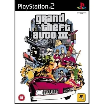 Hra pro starou konzoli GTA III PS2