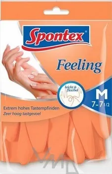 Čisticí rukavice Spontex Feeling rukavice gumové velikost M