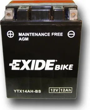 Motobaterie Exide Bike Maintenance Free YTX14AH-BS 12V 12Ah 210A 