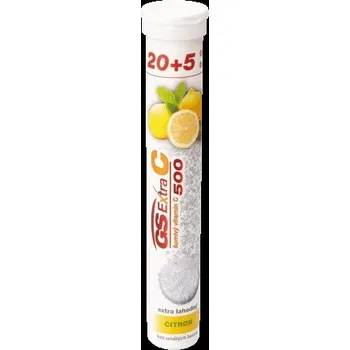 Recenze GS Extra C 500 šumivý citron tbl. 20+5