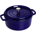 Staub kulatý hrnec tmavě modrý