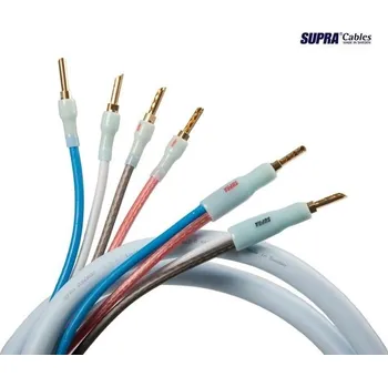 Audio kabel Supra Quadrax 4x2.0mm set Bi-wire CombiCon s banánky