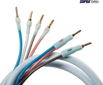 Audio kabel Supra Quadrax 4x2.0mm set Bi-wire CombiCon s banánky