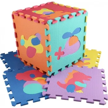 Alltoys Pěnová podložka zvířátka a dopravní prostředky 10 dílků