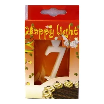 Dortová svíčka Happy Light Dortová svíčka "7"