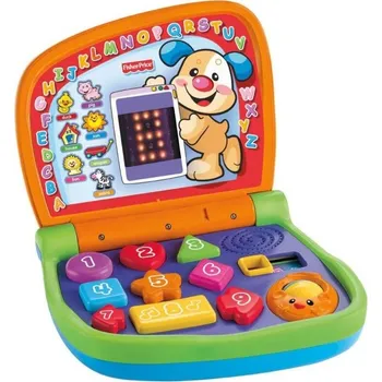 Hračka pro nejmenší Fisher Price Dvojjazyčný svítící notebook