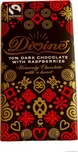 Divine Hořká Čokoláda s Malinami 100g