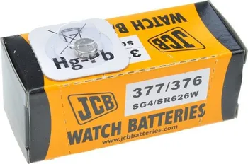 Článková baterie JCB hodinkové baterie typ 376/377, balení 10ks