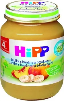 HIPP jablka s banány a broskvemi 125 g