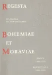 Regesta Boheiae et Moraviae V/3