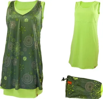 Dámské šaty Warmpeace Backup eco šaty green