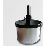 Vykružovací korunka 103 mm komplet