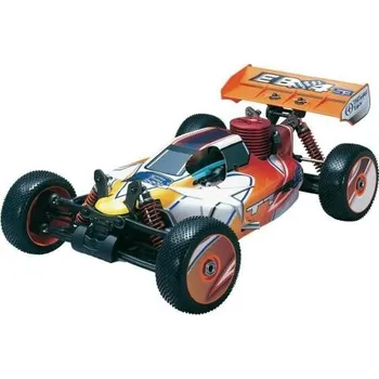 RC model auta Nitro RC Buggy Thunder Tiger EB4 S3 1:8 4WD RtR 2.4 GHz