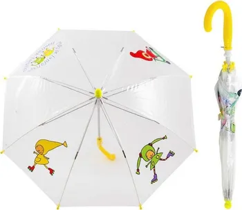 Deštník Kouzelná školka - deštník dětský průhledný, 66 cm