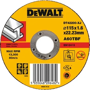 Řezný kotouč DeWALT DT42200 115 mm
