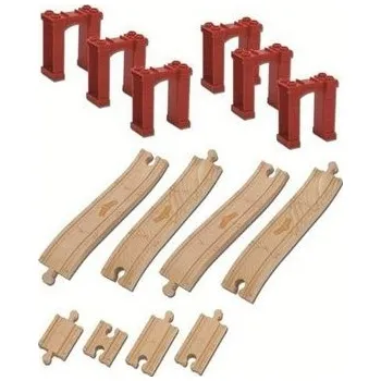 Vláček a vláčkodráha Chuggington Sada stoupajících kolejí s mostnimi pilíři