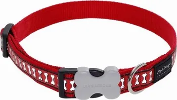 Obojek pro psa Red Dingo obojek reflexní 41 - 63 cm - červený