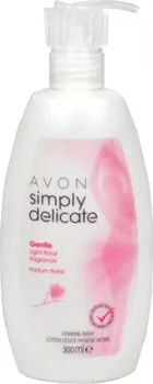Intimní ubrousek Avon Dámský sprchový gel pro intimní hygienu s vůní květin Simply Delicate (Gentle Original Floral Scent) 300 ml