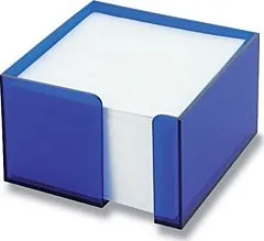 Zápisník Office - zásobník s papírem - modrý