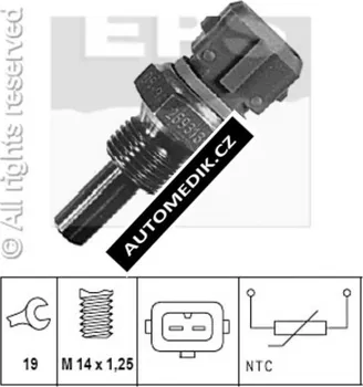 Čidlo automobilu Snímač teploty chladicí kapaliny EPS (EPS 1.830.204)