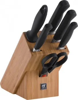 Kuchyňský nůž Sada nožů s blokem, ocílkou a nůžkami 7-dílná ZWILLING® Pure
