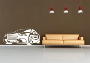 Samolepící dekorace Samolepka na zeď Audi