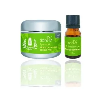 Péče o oční okolí tianDe Intenzivní komplex pro pokožku kolem očí 100ks + 10ml Série Tibetan Herbs