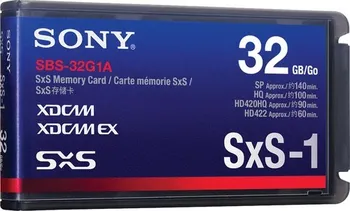 Paměťová karta Paměťová karta Sony SBS-32 G 1 A SxS-1 Express Card 32GB