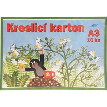 Bobo A3 kreslící karton Krtek A3 10 listů
