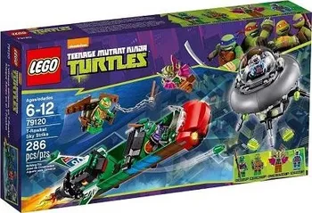 Stavebnice LEGO LEGO Turtles 79120 T-Rawketův úder do nebes