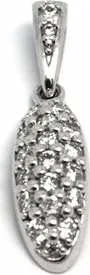 Přívěsek Diamantový zlatý přívěsek s přírodními diamanty 585/1,28gr J-17951-12 J-17951-12