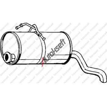 Tlumič výfuku Bosal 135-001