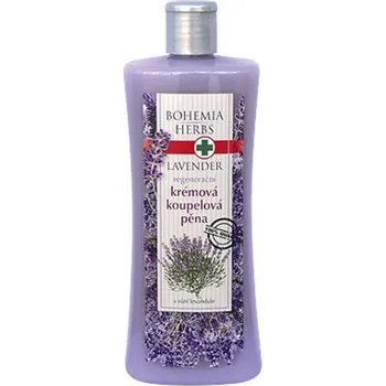 Koupelová pěna BC Bohemia Herbs Lavender regenerační krémová koupelová pěna 500 ml