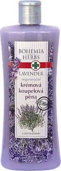 Koupelová pěna BC Bohemia Herbs Lavender regenerační krémová koupelová pěna 500 ml