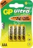 Článková baterie Baterie GP Ultra Plus Alkaline R03 blistr /2