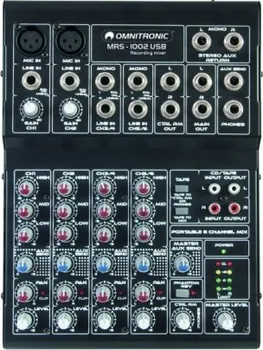 Mixážní pult Omnitronic MRS-1002USB mixážní pult