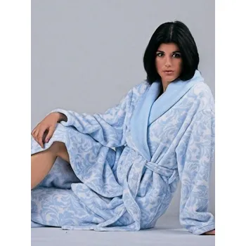 Dámské noční prádlo Župan Vestis Flora modrý