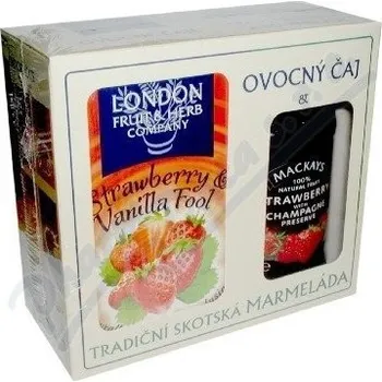 DS jahoda s van.čaj 20x2g n.s. + džem 340g