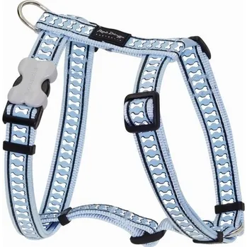 Red Dingo postroj 12 mm x 30-44 cm reflexní, světle modrý