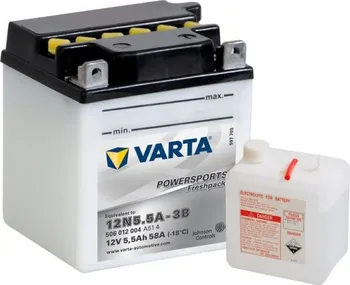 Motobaterie Varta Powersports Freshpack 506012 12V 6Ah 58A