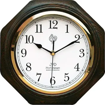 Hodiny Dřevěné rádiem řízené nástěnné hodiny JVD NR7172.2 ve francouzském stylu 